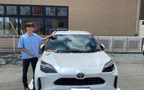 「M様、新型ヤリスクロスご購入ありがとうございます！」