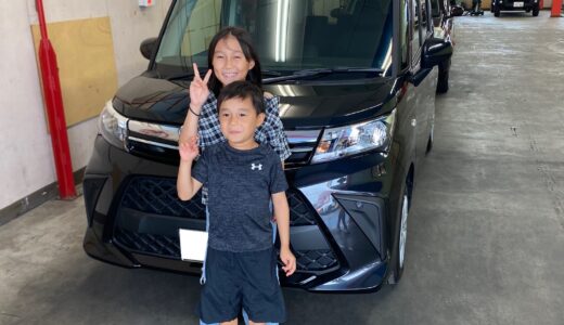 「M様、新型ルーミーご購入ありがとうございます！」